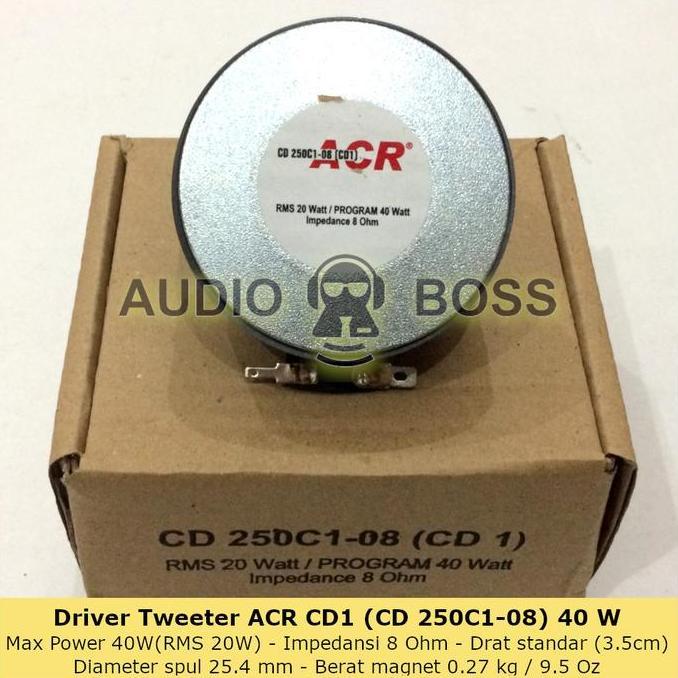 Driver Tweeter CD1 ACR 250C1-08 (CD1) ACR