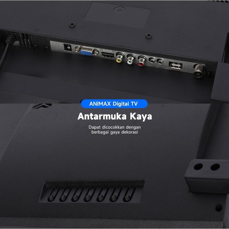 RAVELLEVAULT ANIMAX SAKURA TV DIGITAL 24 INCH TV LED DIGITAL 21/22/24/25/27/30 INCH TELEVISI FHD TV 