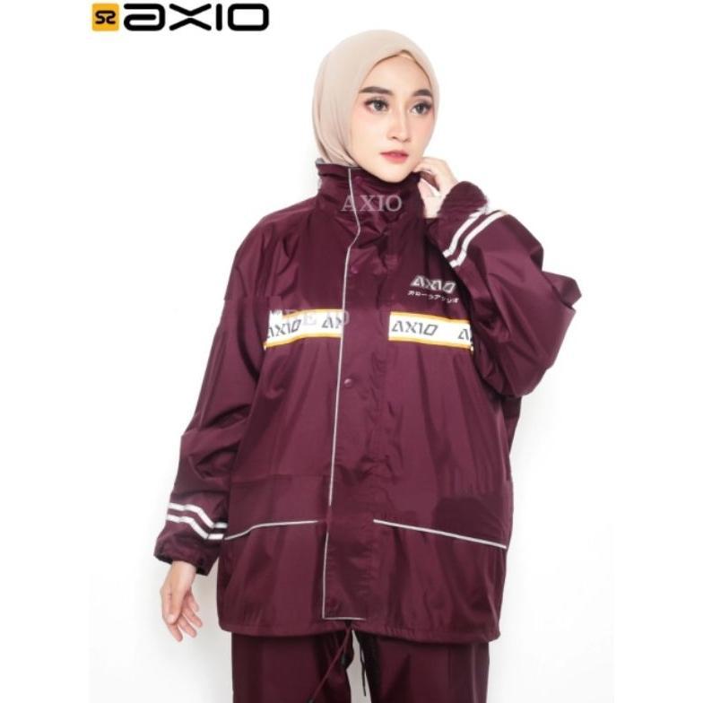 Jas Hujan AXIO - mantel Hujan Dewasa Merk Axio Original - Raincoat Ax 882