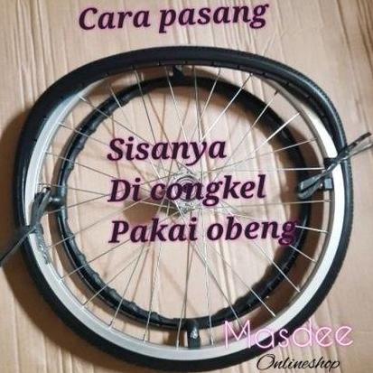 ban kursi roda uk 24/ban mati kursi roda/ban belakang kursi roda BS