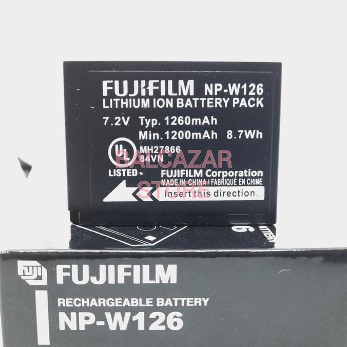 baterai battery kamera fujifilm mirrorless np-w126 np-w126s xa2 xa3