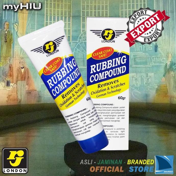 Tokowatishop - Kompon Pengkilap 60 gr Goresan & Oksidasi - Rubbing Compound RJ LONDON