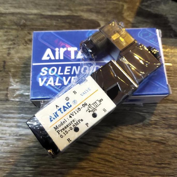 Solenoid Valve 4V110-06 Dc 24 Volt / Solenoid Valve Airtac Volt Dc 24 Termurah