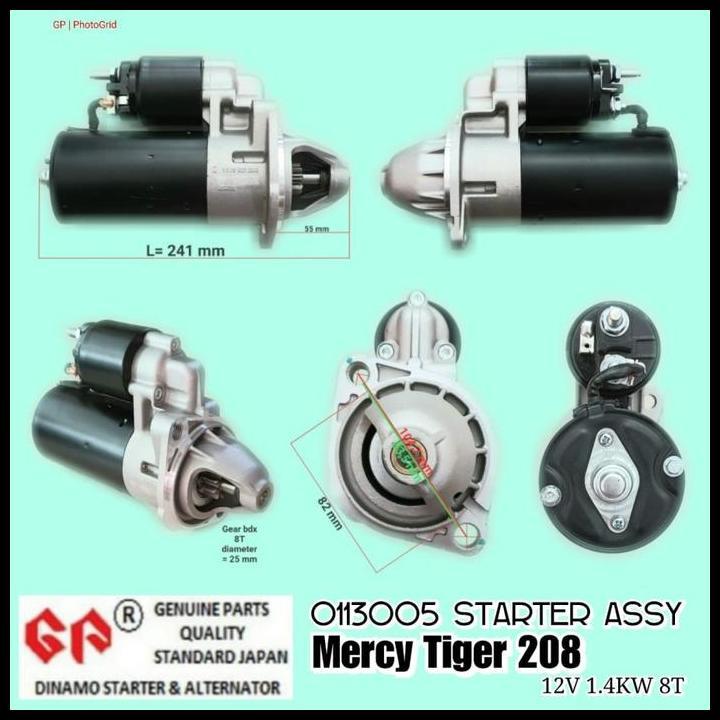 DISKON DINAMO STARTER MERCEDES MERCY TIGER 280 12V 0113005 
