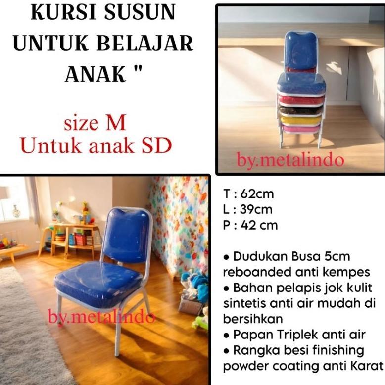 Gratong Kursi Belajar Anak Kursi Sekolah Kursi Susun Bahan Kulit Bangku Kuliah Kursi Warna Warni Kur