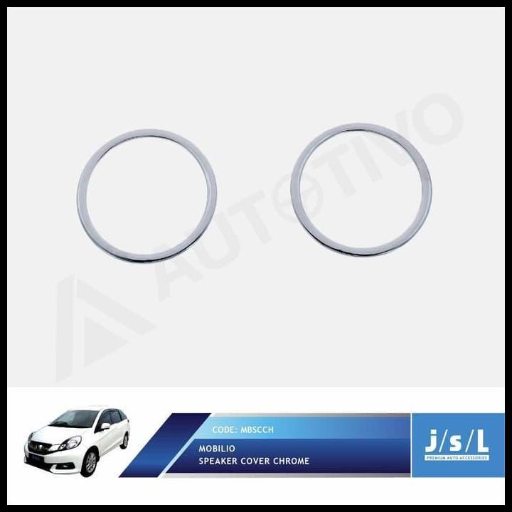 GRATIS ONGKIR SPEAKER COVER CHROME HONDA MOBILIO 2013 2016 ORI JSL !