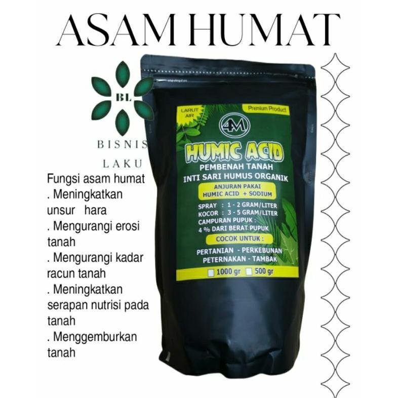 Promo Cod Asam Humat 1Kg Larut Dalam Air/ Humic Acid Original Serbuk/ Asam Humat Ah-90/ Humic Acid 1