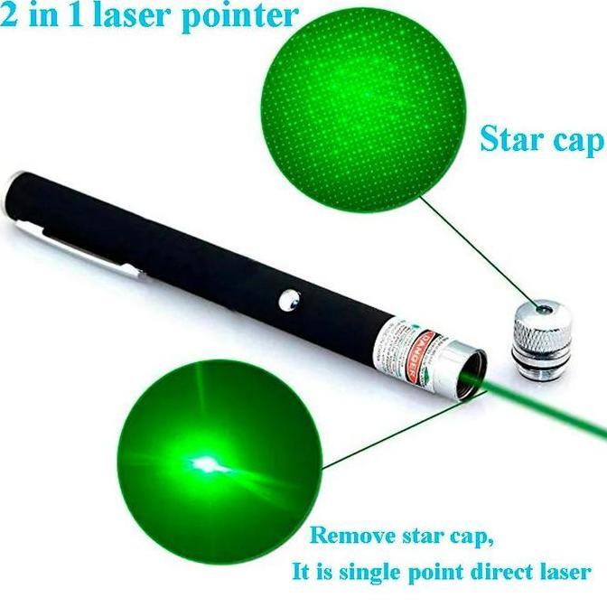 TERLARIS Pointer Presentasi Laser Hijau Cas USB Rechargeable / Laser Cas USB 803 Green Laser gratis 