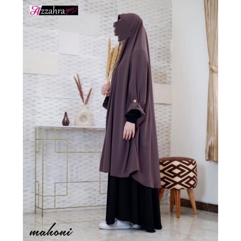FLASH SALE Khimar Syari Lubang Lengan Dzulhijah by Azzahra Syari 2026
