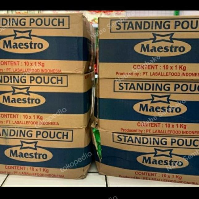 Maestro Mayonnaise 1 Kg Saus Mayo Maestro 1 Kg Mayonaise X 10 Pcs Per Dus