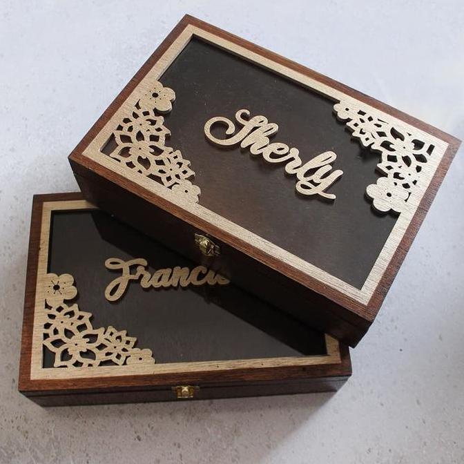 Kotak Bridesmaid 25x18cm / Kotak Hampers / Kotak Cincin / Kotak Mahar