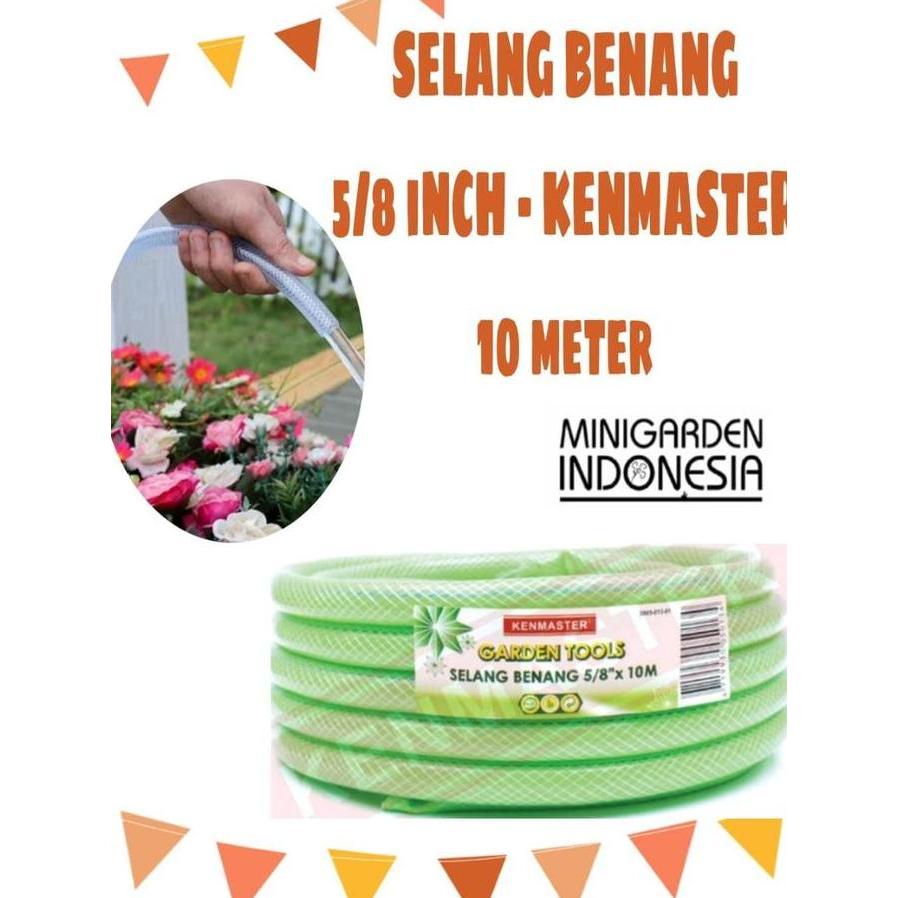 munashops_corp - selang benang 5/8 inch 10 meter kenmaster selang air 5/8'' multifungsi