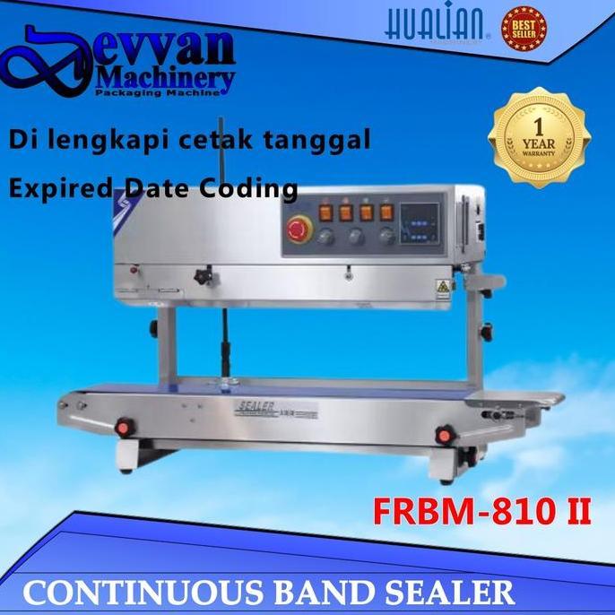 FRBM-810 II CONTINUOUS BAND SEALER SEGEL PLASTIK BERAS VERTIKAL SEALING VIRALL
