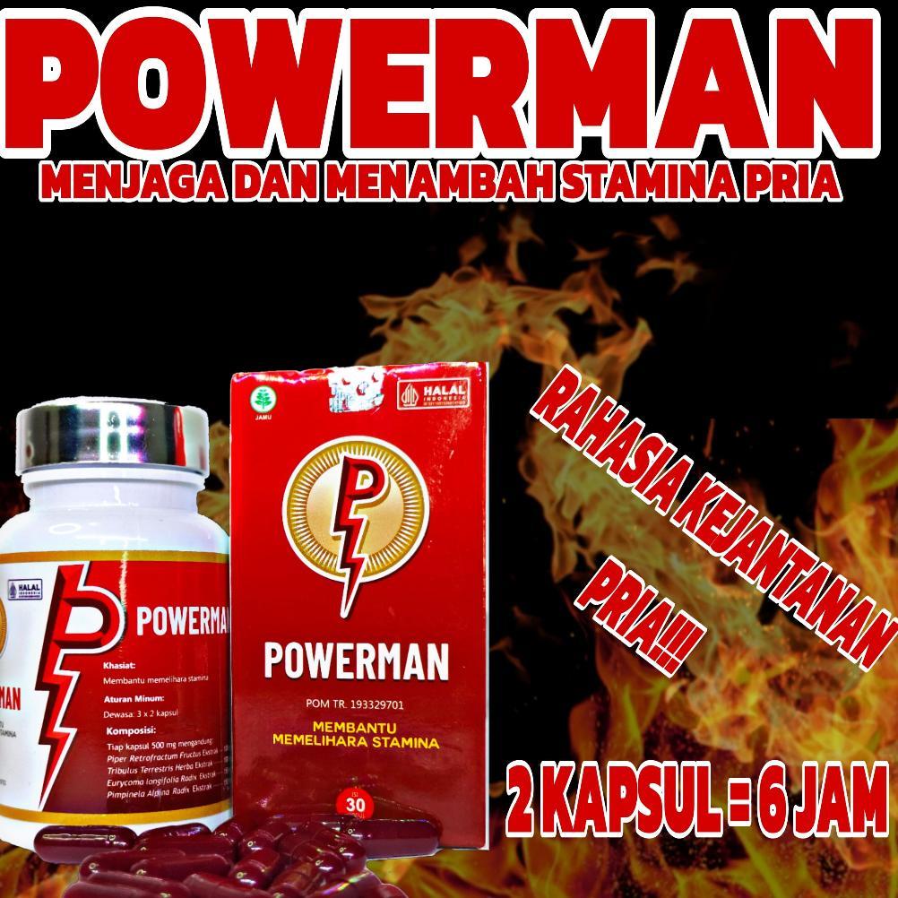(Terbaru) POWERMAN 0bat kuat obat kuat pria obat kuat pria tahan lama obat stamina pria herbal obat 