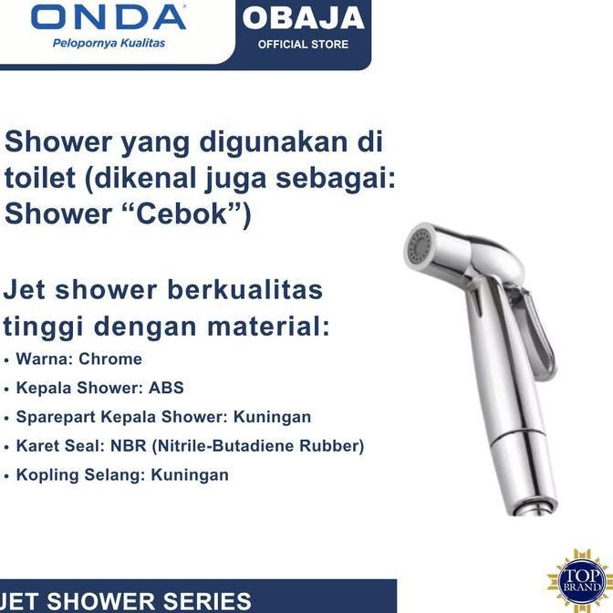 Newbit- Jet Shower S 88 Ccs Onda / Jet Shower Onda / Shower Cebok Onda S 88 Ccs