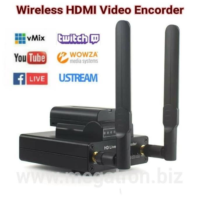 Wireless HDMI Video EncoderBroadcast/Streaming (ada battery docking)