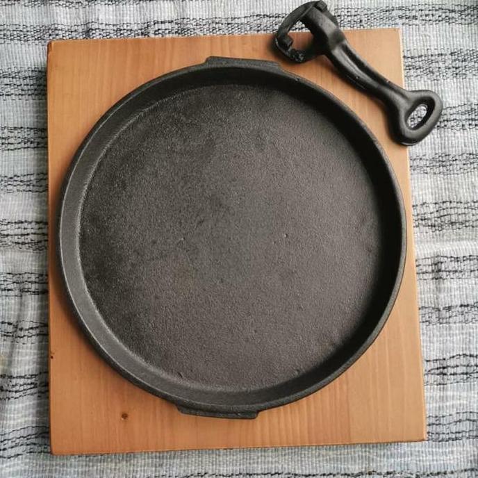 TERLARIS CUCI GUDANG Hotplate/ Hamburg Hotplate/Hotplate Bulat serbaguna/Cast Iron Hotplate gratis o