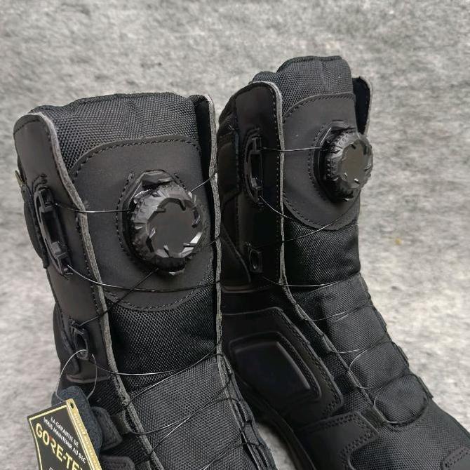 Sepatu PDL SALOMON SWIVEL ROPE 8 BOOTS Black Tactical / Sepatu PDL Salomon Hitam Tali Putar AN