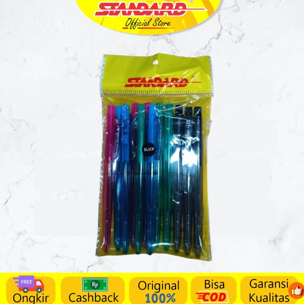 Standard - Pulpen Action 0.5  ( Alat Tulis / Pen / Ballpoint / Pena ) Termurah
