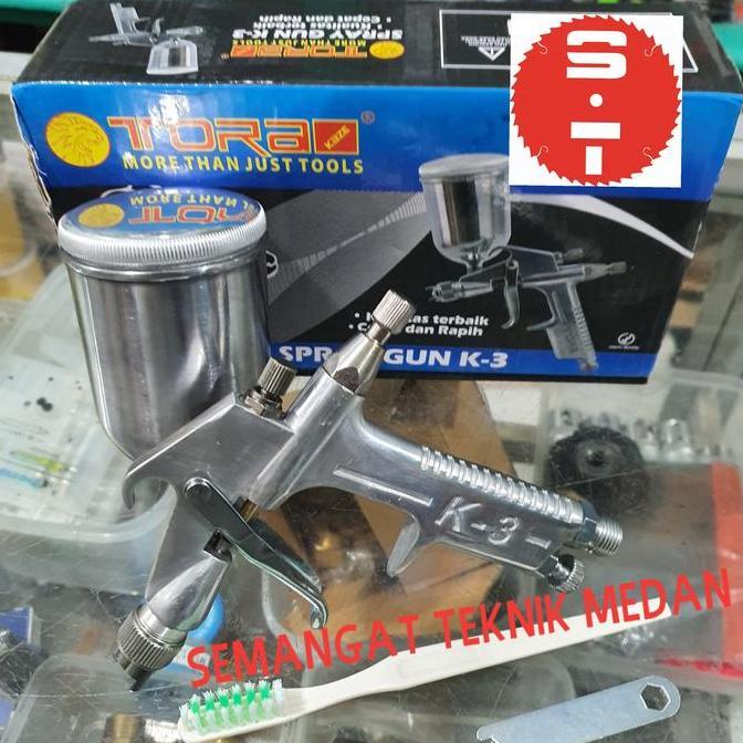 HARGA DISC - K3 K-3 AIR SPRAY GUN SEMPROTAN ANGIN CAT TABUNG ATAS K3 K - 3 TORA