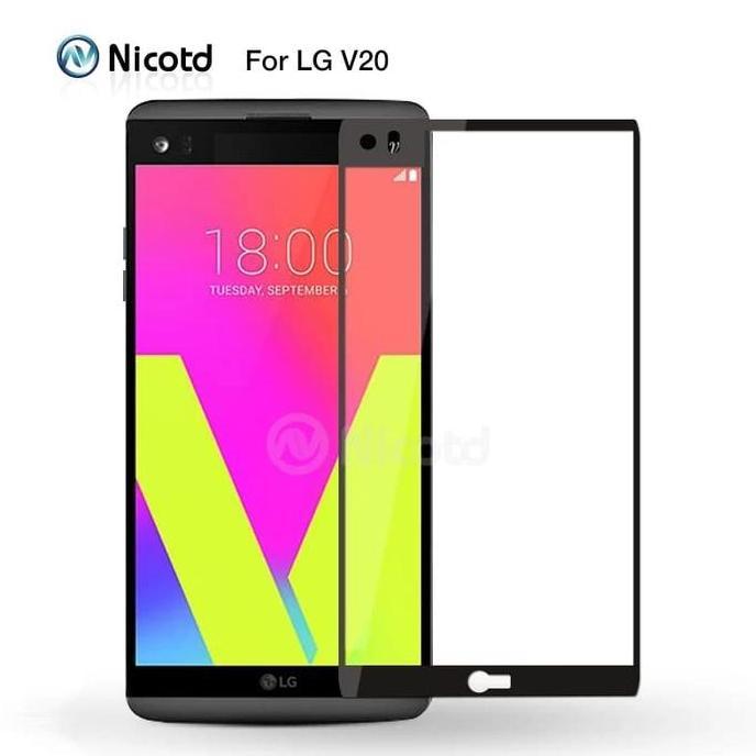 COMPAITABLE FOR TEMPERED GLASS WARNA LG V20 FULL COVER