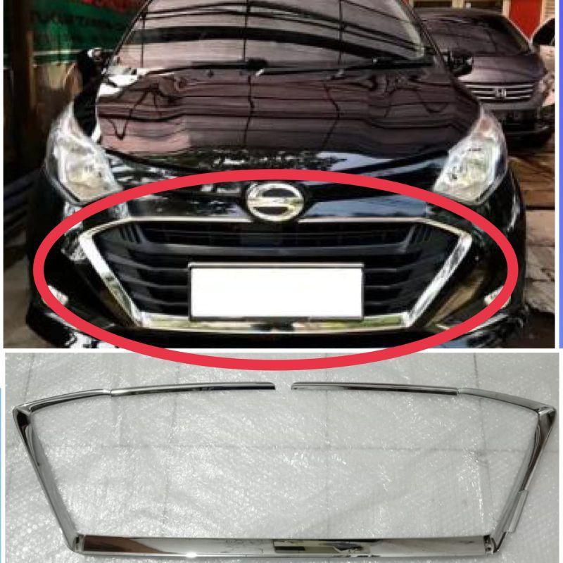 LIST LIS GRILL BEMPER DEPAN DAIHATSU SIGRA SET CHROME ORIGINAL BEST QUALITY