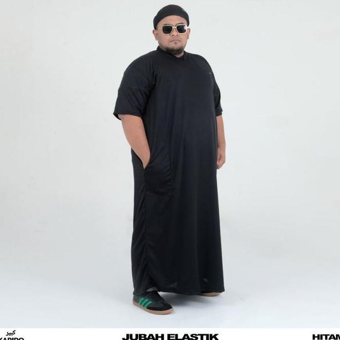 Gamis Jubah Elastik Kabiro Jumbo Big Size 4XL 5XL 6XL  Bahan dryfit olahraga | Jubah Gamis Dewasa Pr