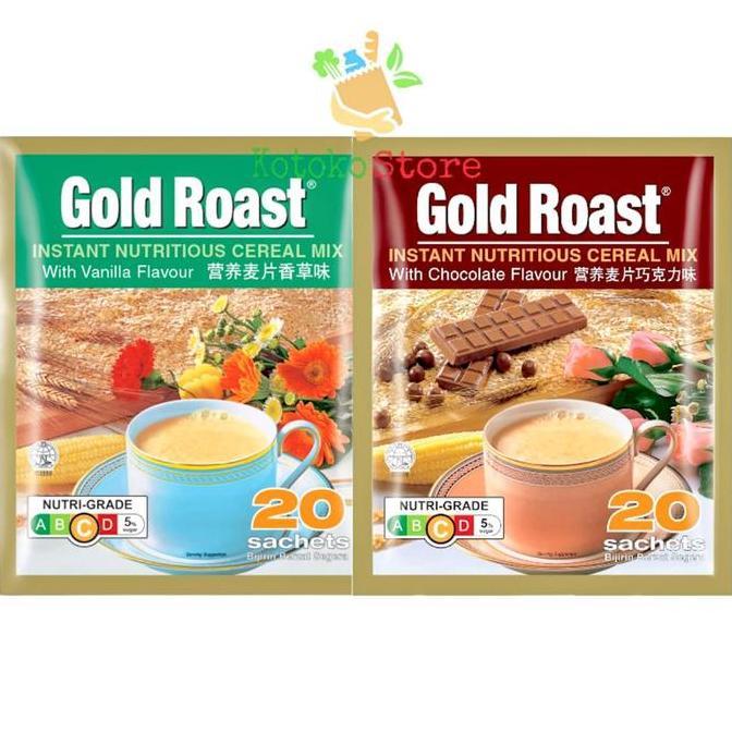 Gold Roast Cereal Vanilla / Gold Roast Cereal Chocolate / Gold Roast Instant Sereal