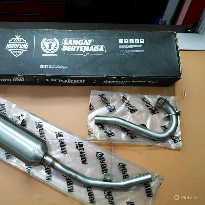 knalpot norifumi torc KLX 150 original