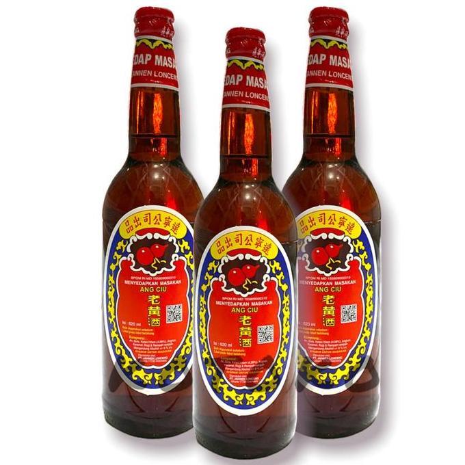 Angciu / Ang Ciu / Ang Ciu AT / Arak Masak Cap Lonceng 600ml-Non Halal