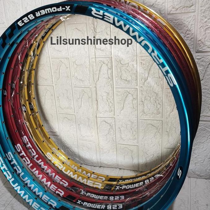 Rims Velg 26 STRUMMER X-POWER 823 Alloy Anodized 32H Tapak Lebar 33mm Rim Double Wall Tinggi 21.5mm 