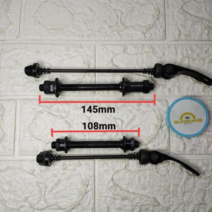 As QR Hub FreeHub Quick Release 1 Set Depan Belakang Sepeda MTB Seli Roadbike
