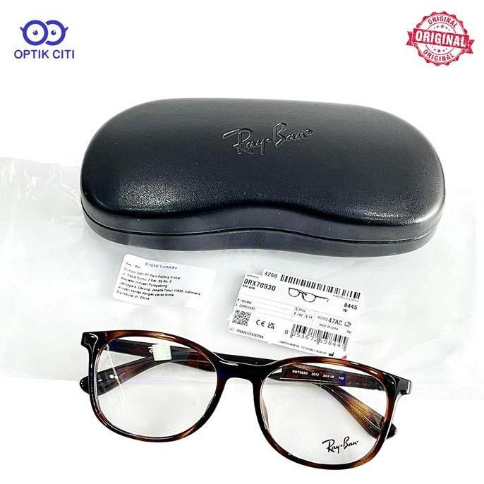 Frame Kacamata Pria Wanita Rayban RB 7093 D Original