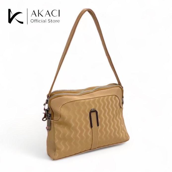 New Tas selempang dan bahu Akaci AIRIN Tas Wanita Terbaru 09-8108 bahan nilon simpel lucu sling bag 