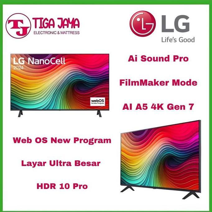 TERLARIS LG 65NANO80ASA SMART TV 65 INCH 4K UHD LG NANOCELL 65NANO80ASA 65NANO