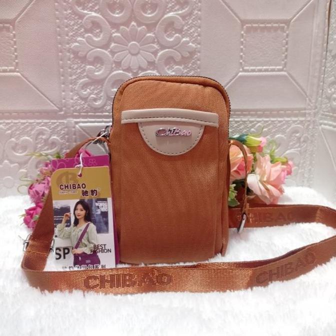 New TAS SELEMPANG MINI POUCH HP CHIBAO IMPORT 1667 Kanvas Wanita Canvas