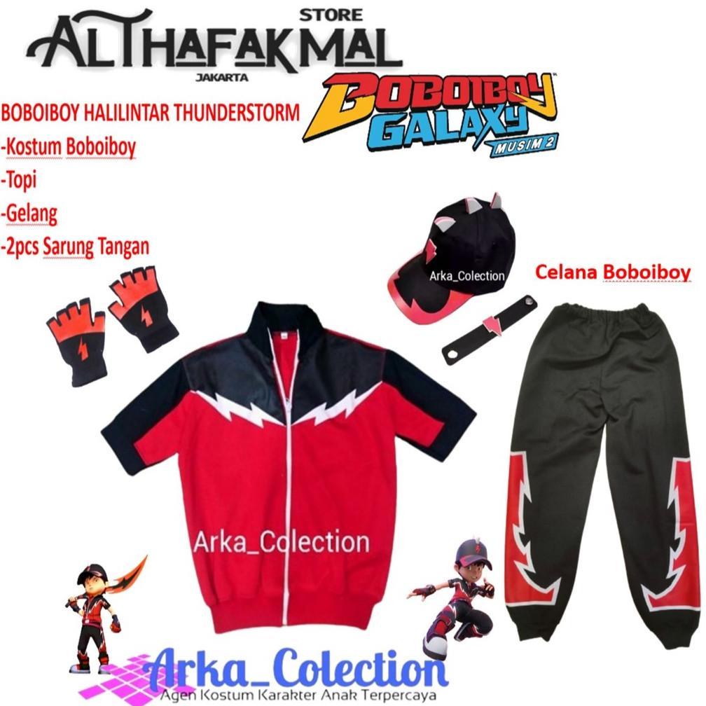 Diskon Kostum Boboiboy Halilintar Kostum Boboiboy Thunderstorm Terbaik