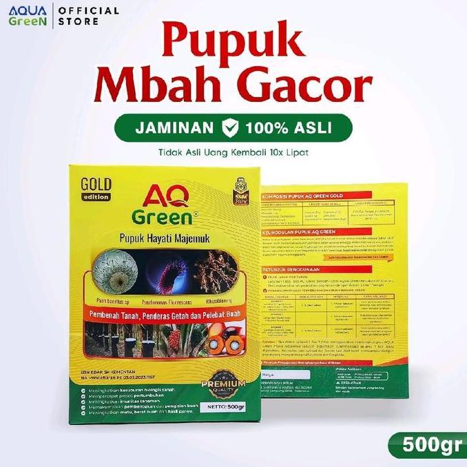 AQ Green Pupuk Hayati Majemuk 500 gram PAN