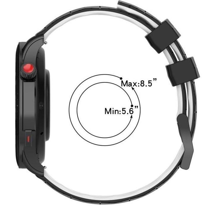 Strap Tali Jam Amazfit T-Rex 2 Trex 2 Model 3D Cubes Two Tone Rubber
