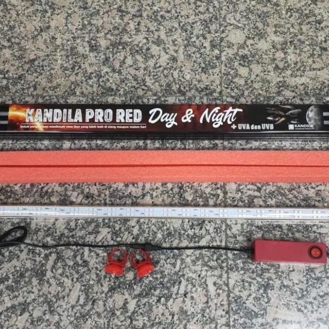 LAMPU LED KANDILA PRO RED DAY AND NIGHT UVA UVB