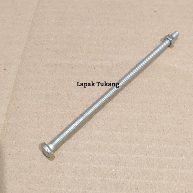 Baut Stainless Jp M6X100 M6X110 M6X120 M6X130 M6X150 M6X160 M6X170 M6X190 M6X200 Baut M6 Kunci 10 Su