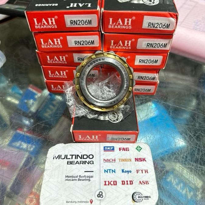 Cylindrical Bearing Rn 206 M Rn206 M 30*53,5*16 Mm Lah Premium Original Promo