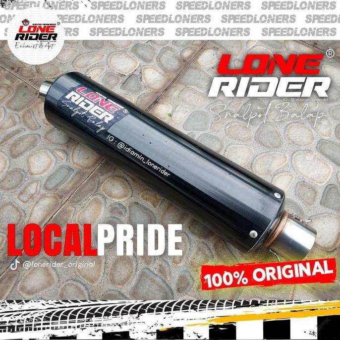Lone Rider Orinal - STD Silent - Standar Silent Black Metalik - 50mm
