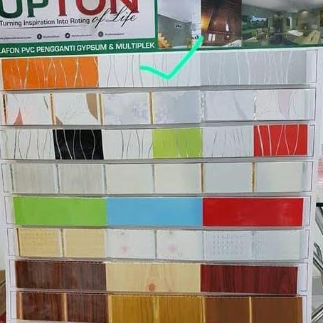 TERBARU Plafon PVC upton dan lis pvc upton Penggilingan cakung