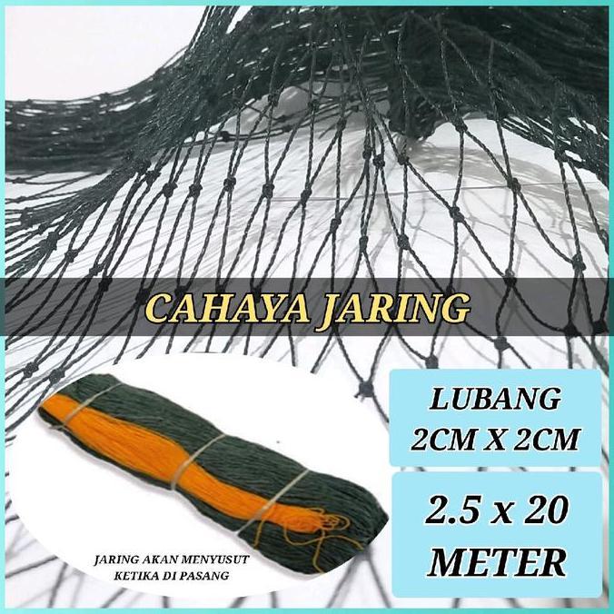 Jaring Ayam Pagar Ayam Lebar 2.5x20 meter Lubang 2cmx2cm Jaring Pagar Kandang Ayam Jaring Ayam Lebar