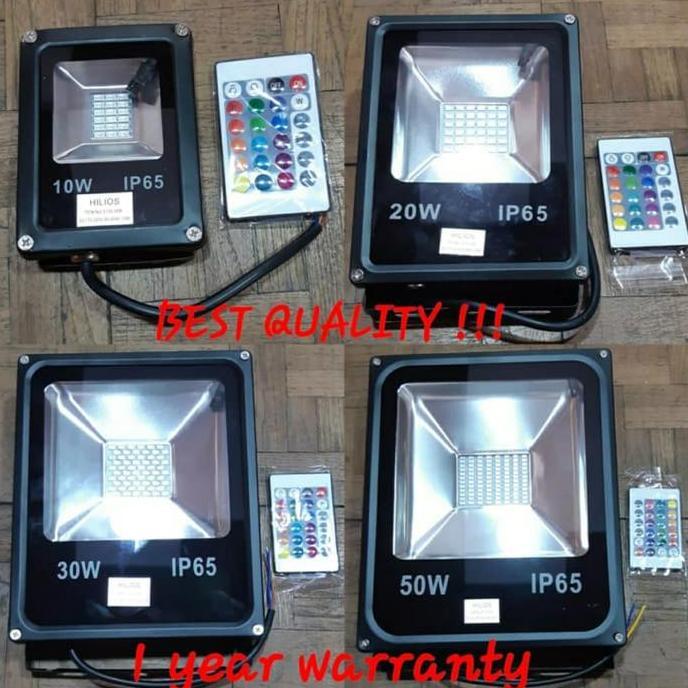 Lampu Sorot Led Smd 50 Watt Rgb/ Lampu Tembak 50W Flood Light Rgb