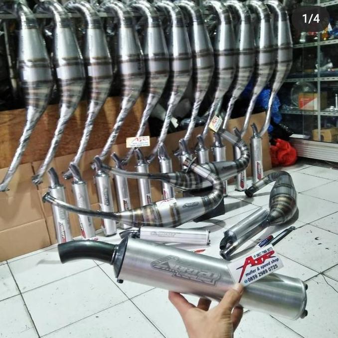 Knalpot ABRT20 ABRT 20 Orinal standar & Porting Ninja 2tak R RR Ss