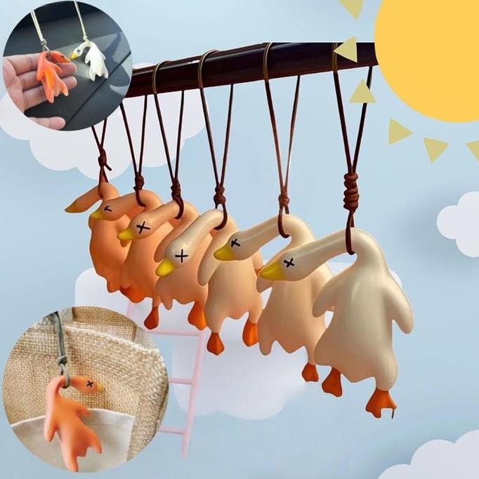TERLARIS GANTUNGAN BEBEK KREATIF/PERUBAHAN WARNA BEBEK PANGGANG/LIONTIN BEBEK PANGGANG/GANTUNGAN KUN