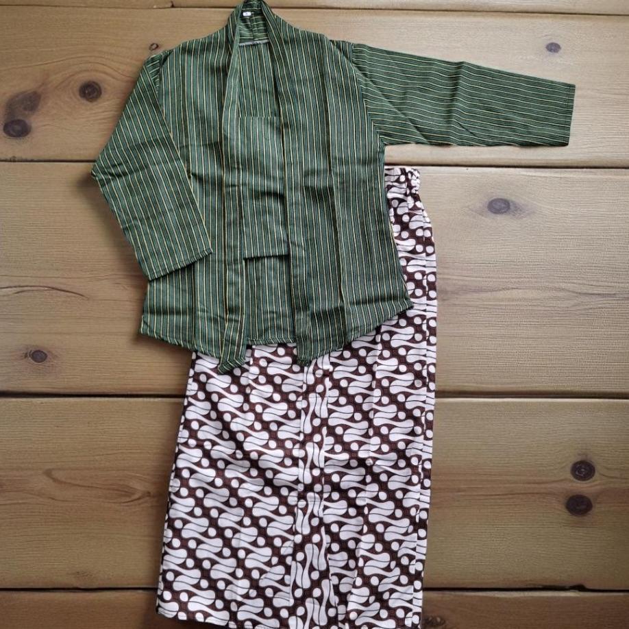 Diskon Setelan Kebaya Adat Jawa Anak Set Kebaya Lurik Anak Perempuan Kebaya Jawa Anak