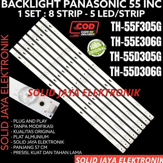 TERLARIS BACKLHT TV LED PANASONIC 55 INC TH 55F305 55E306 55D305 55D306 55F305G 55E306G 55D305G 55D3